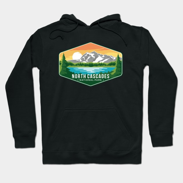 North Cascades National Park Hoodie by Mark Studio
